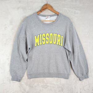 Vintage 90s Missouri Tigers Mizzou Red Oak Sportswear Sweatshirt XL Collegiate